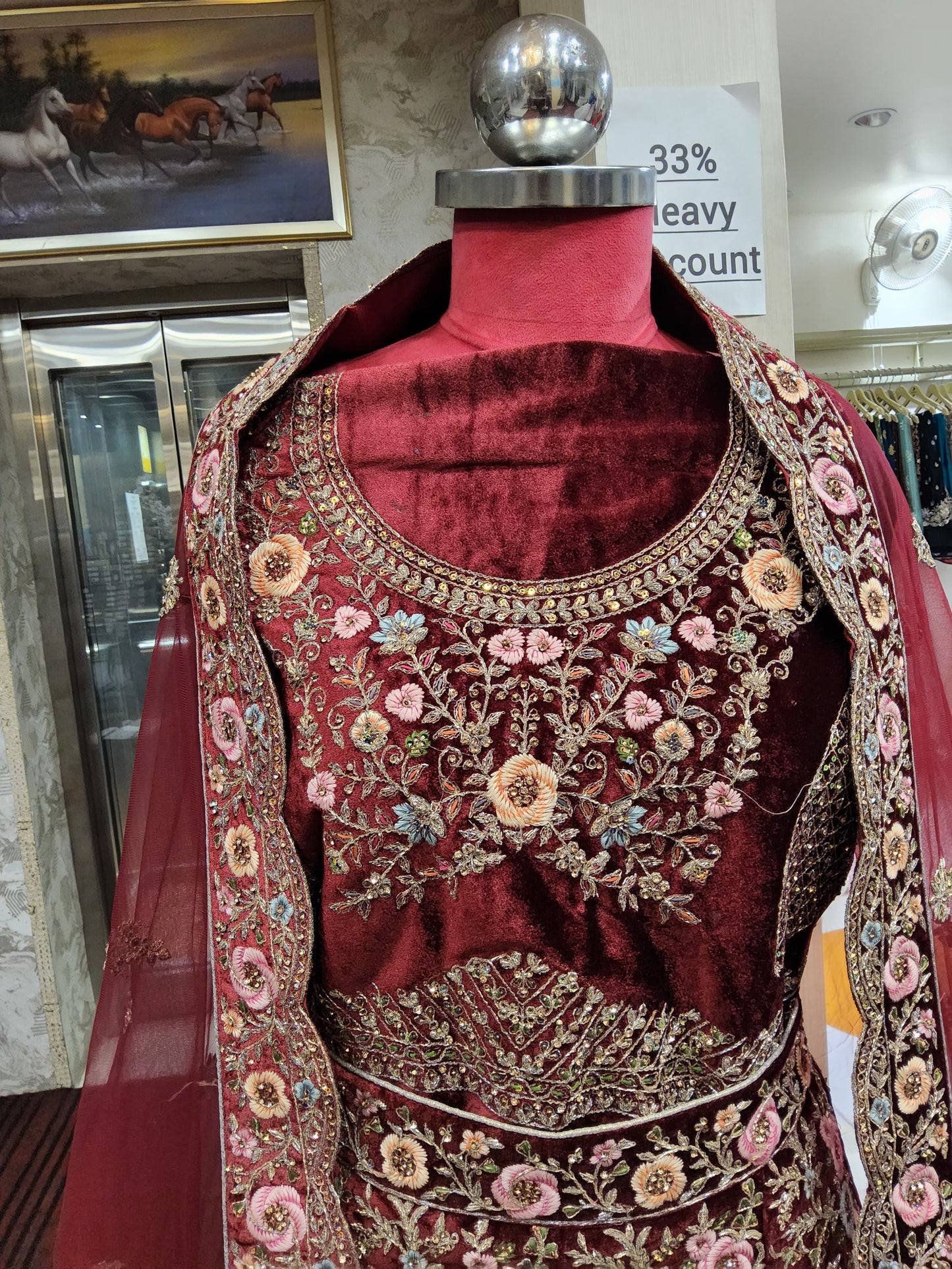Bridal lehenga (M)