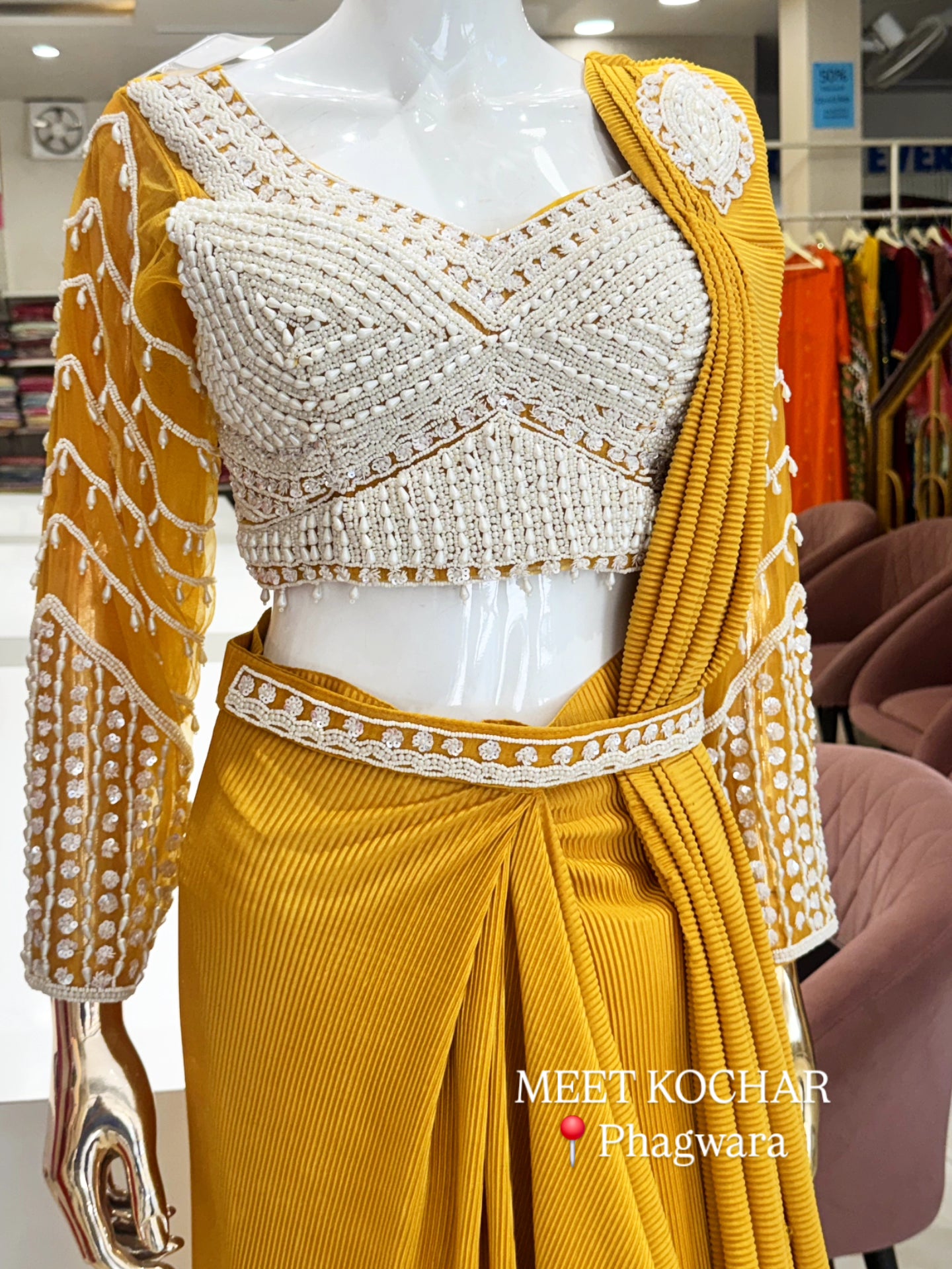 Indowestern Saree (G01IA)