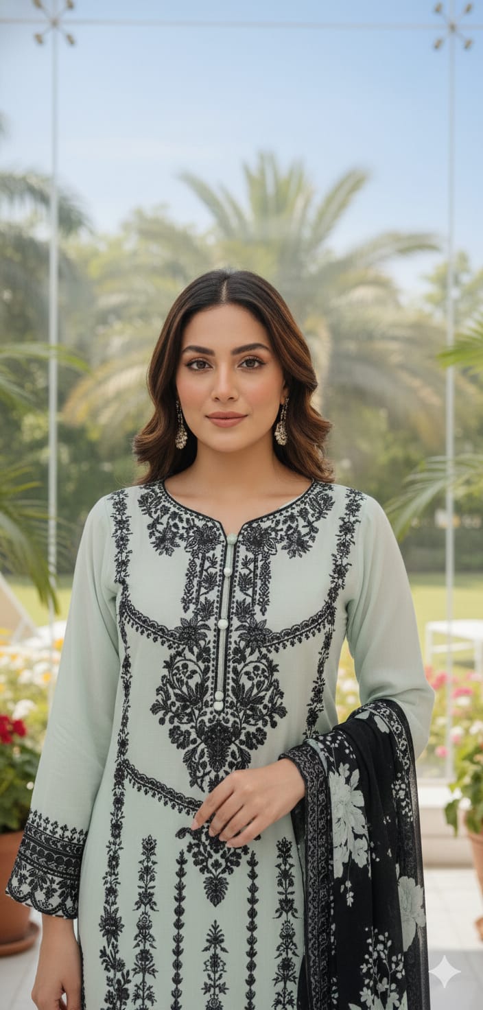 Sharara suit (F00288)