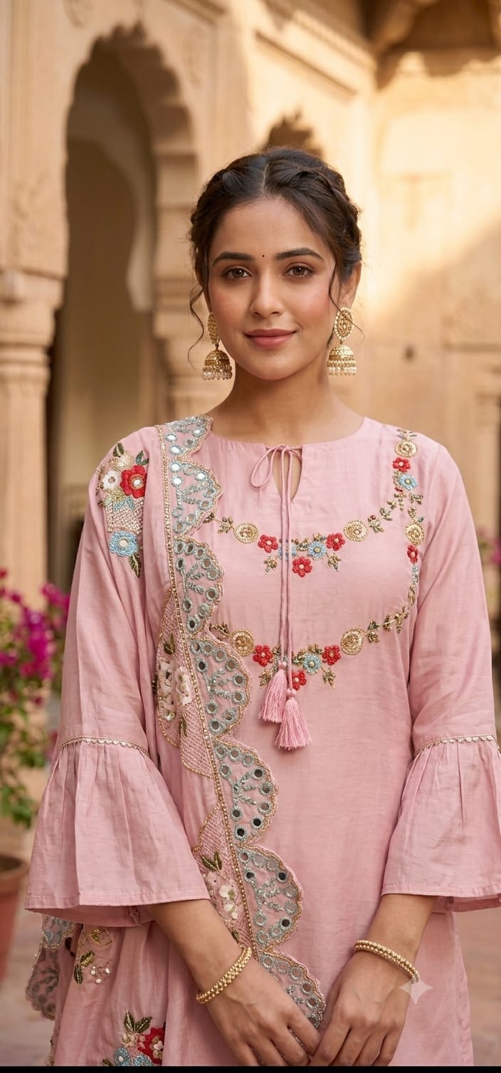 Sharara suit (G000DK)