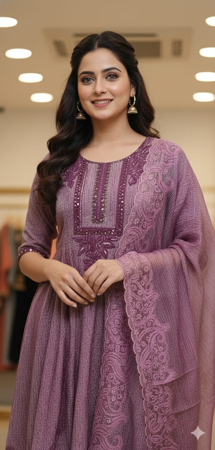 Short Anarkali suit (72753)
