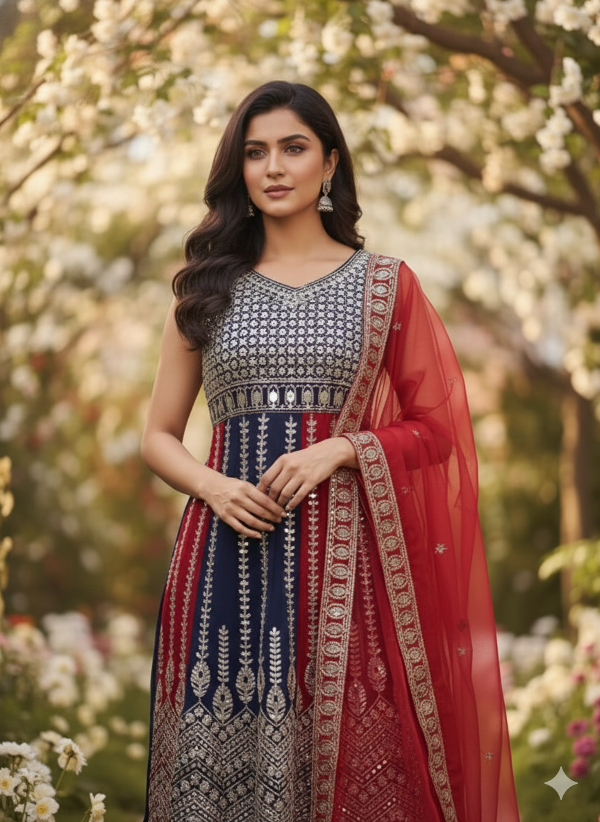 Sharara suit(F001QX)