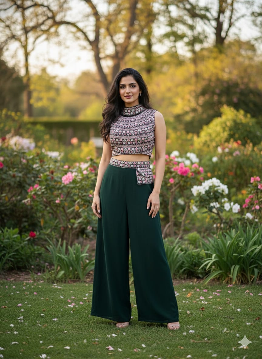 CROP-TOP indowestern (72998)