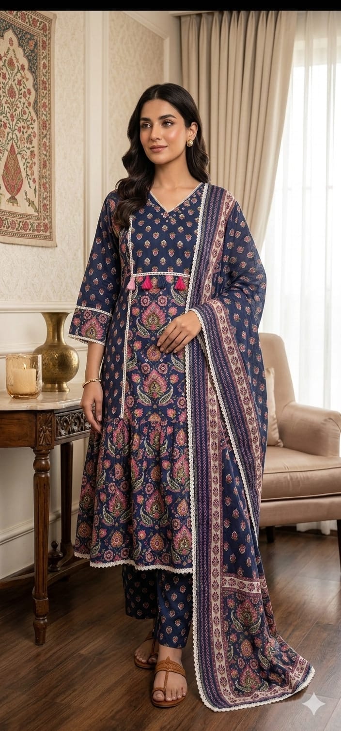 Anarkali suit ( H0000K,H0000L)