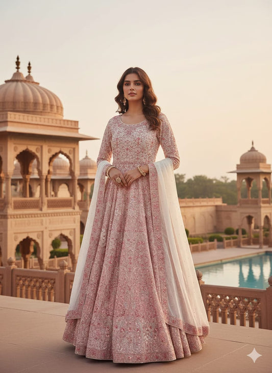 Anarkali Dress (F002GY)