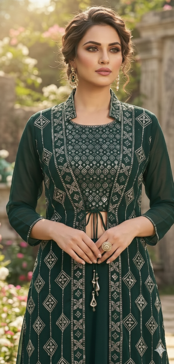 Indowestern Dress (f0024P)