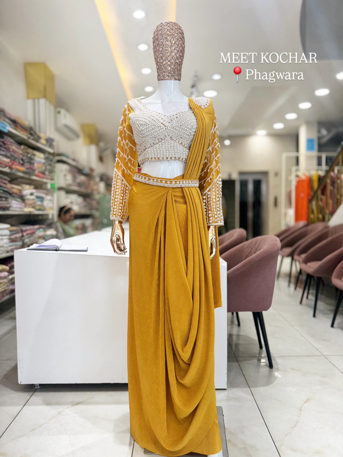 Indowestern Saree (G01IA)