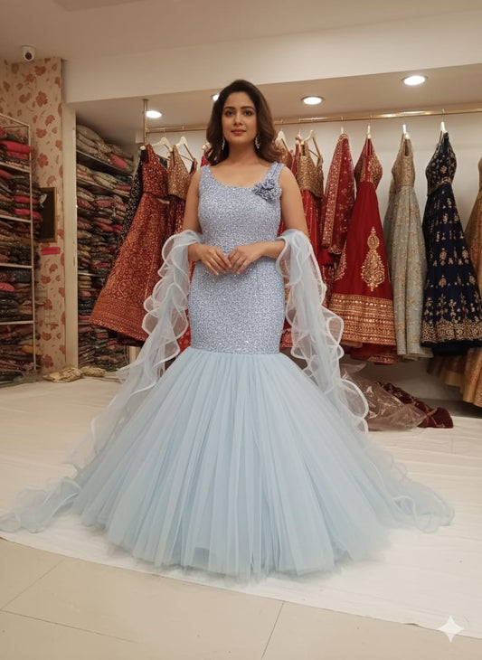 Fish-cut Gown (72862)