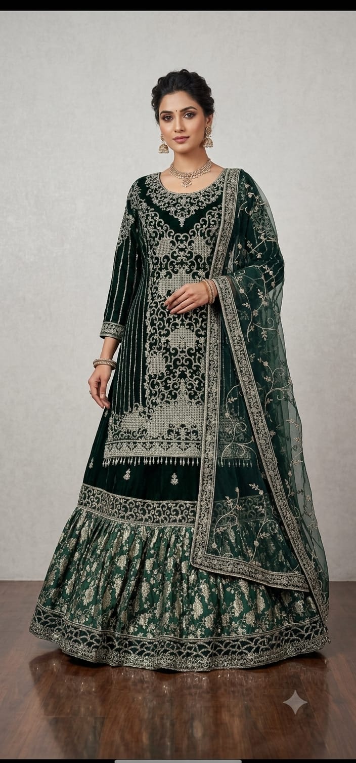 Lehenga kurti (F001UE)