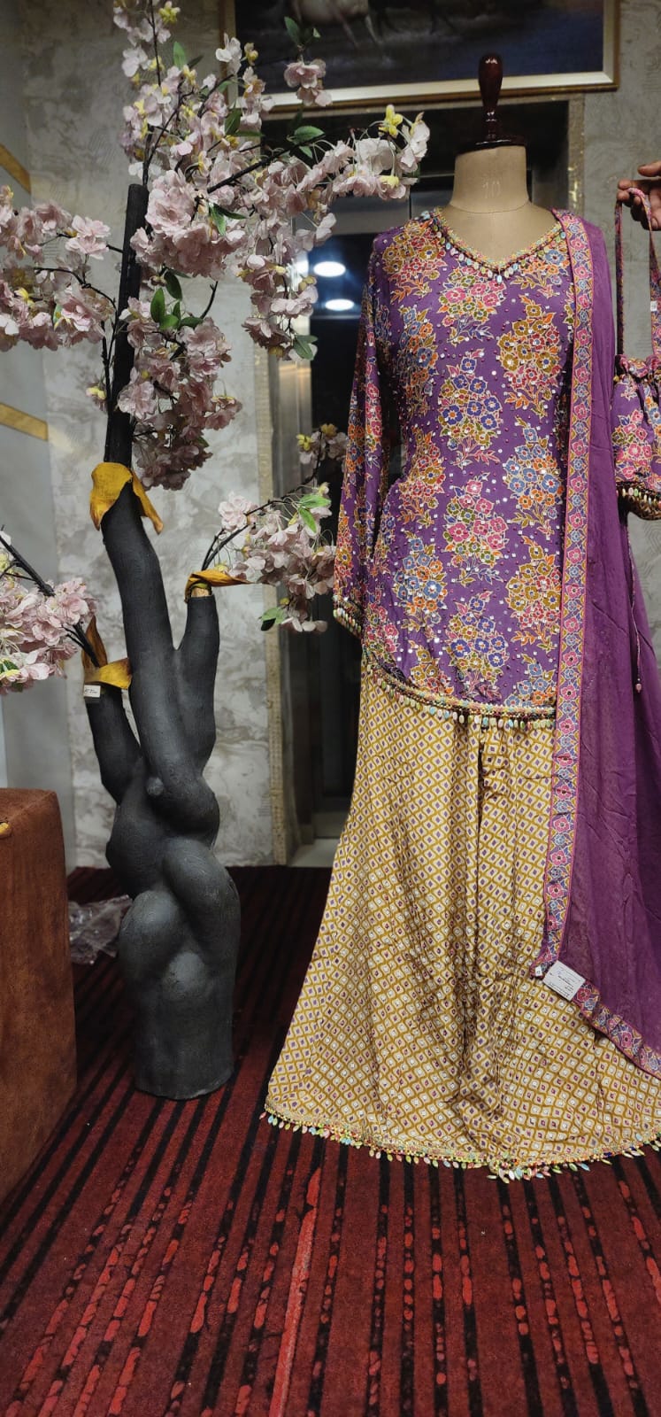 Sharara suit (F002L2)