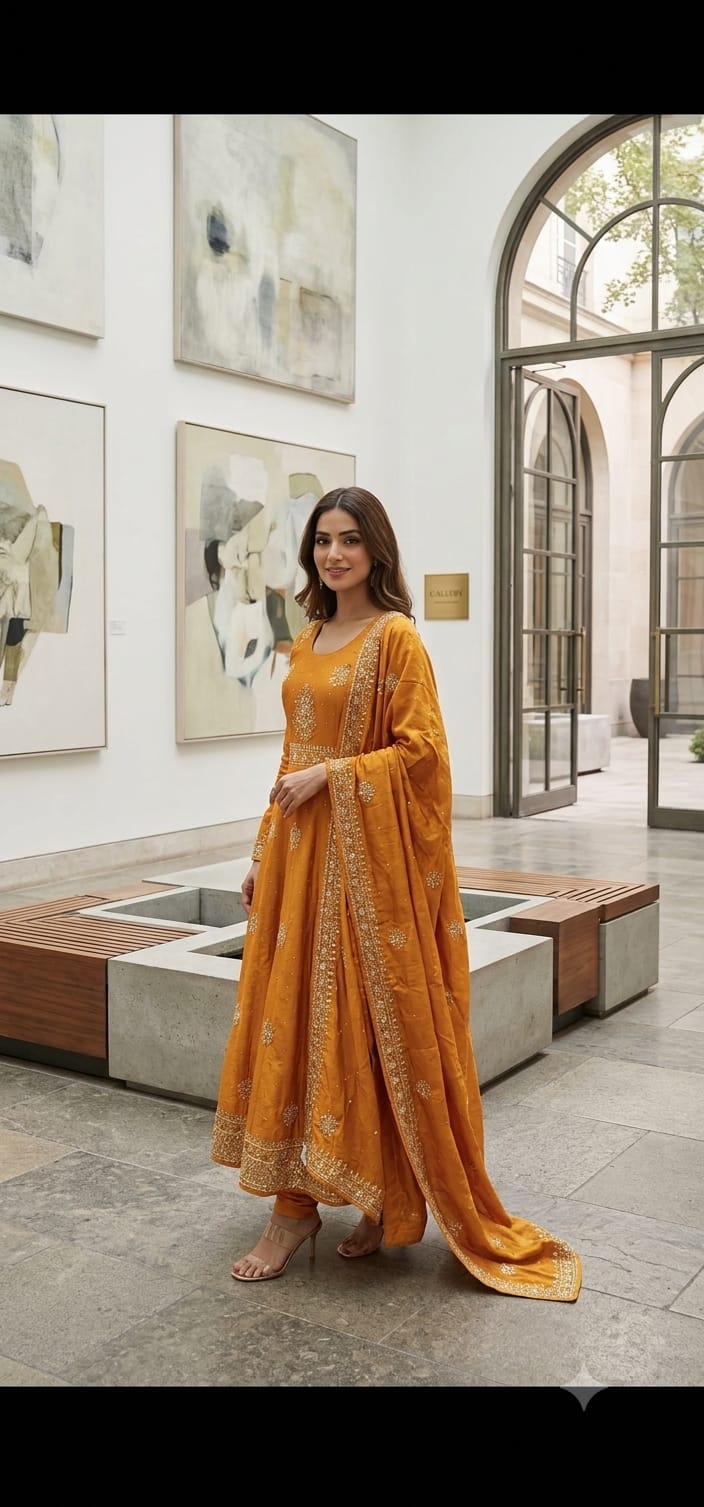 Anarkali suit (F000QS)