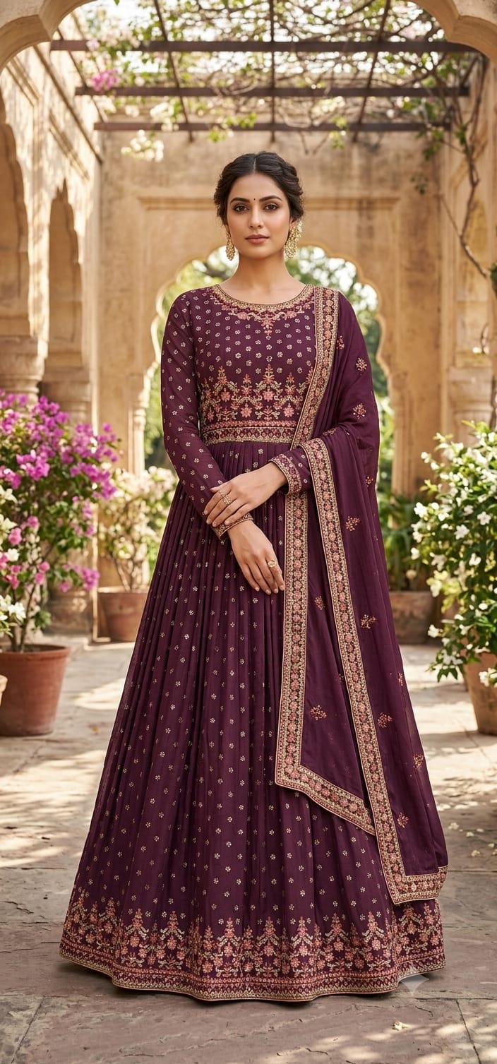 Designer Anarkali (F000H5)
