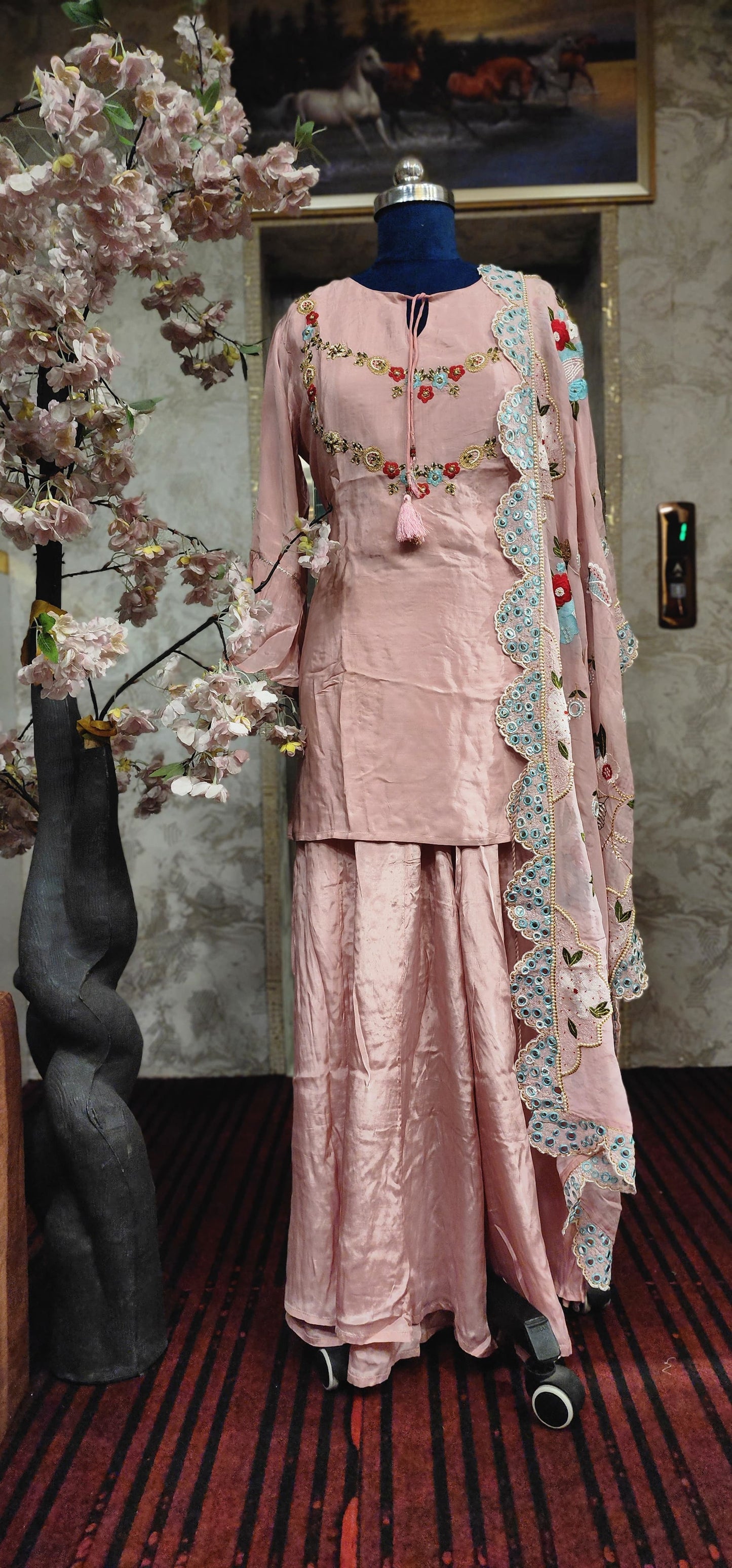 Sharara suit (G000DK)