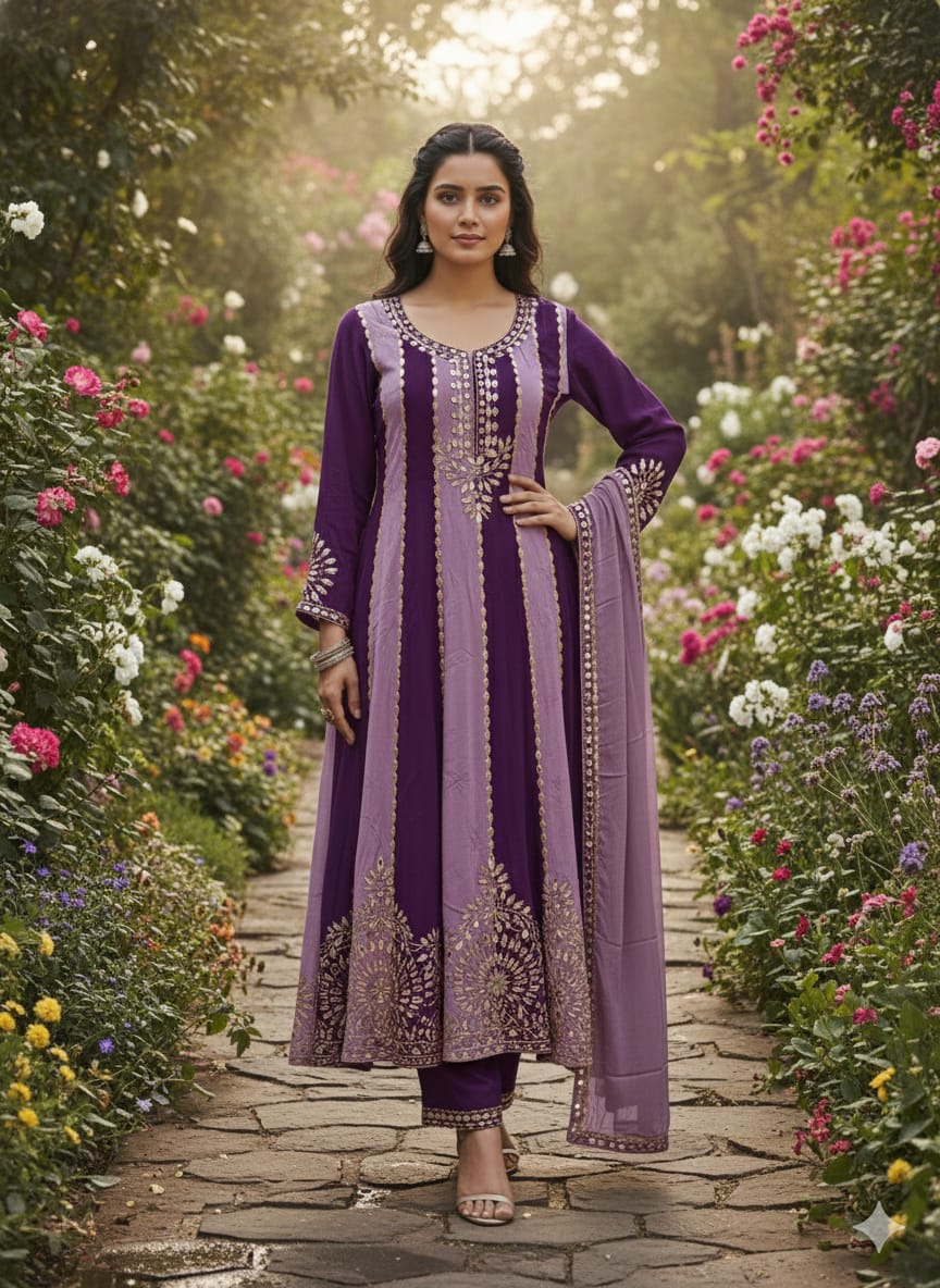 Anarkali suit (F000Q1)