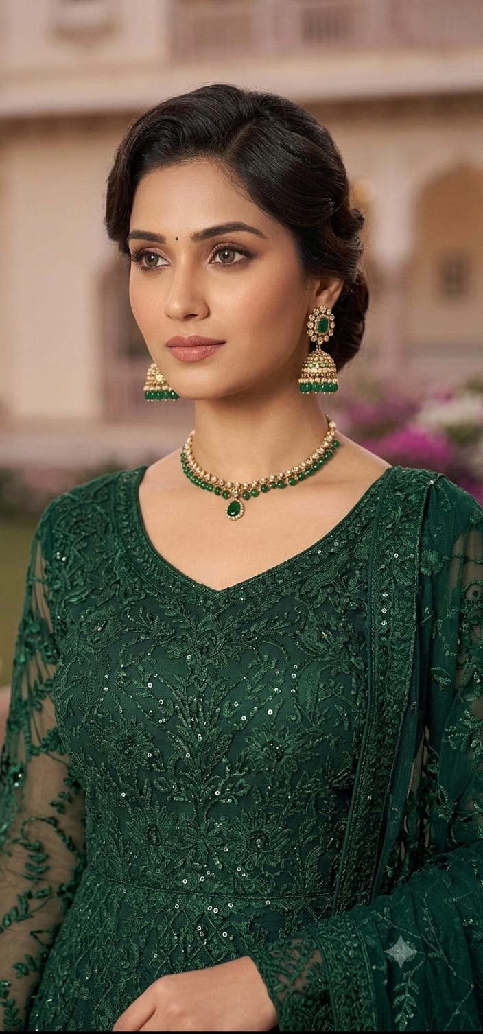 Anarkali Dress (F002HI)