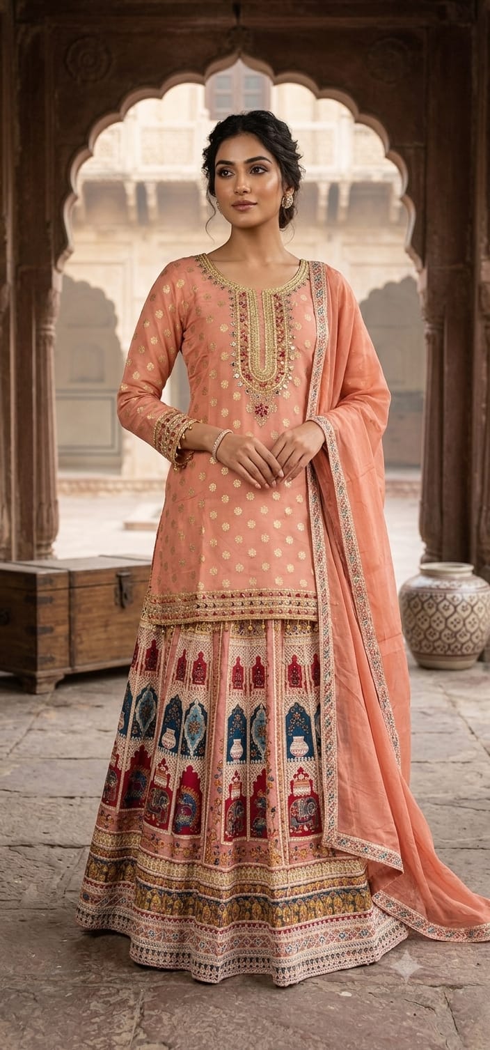 Lehenga Kurti (73285)