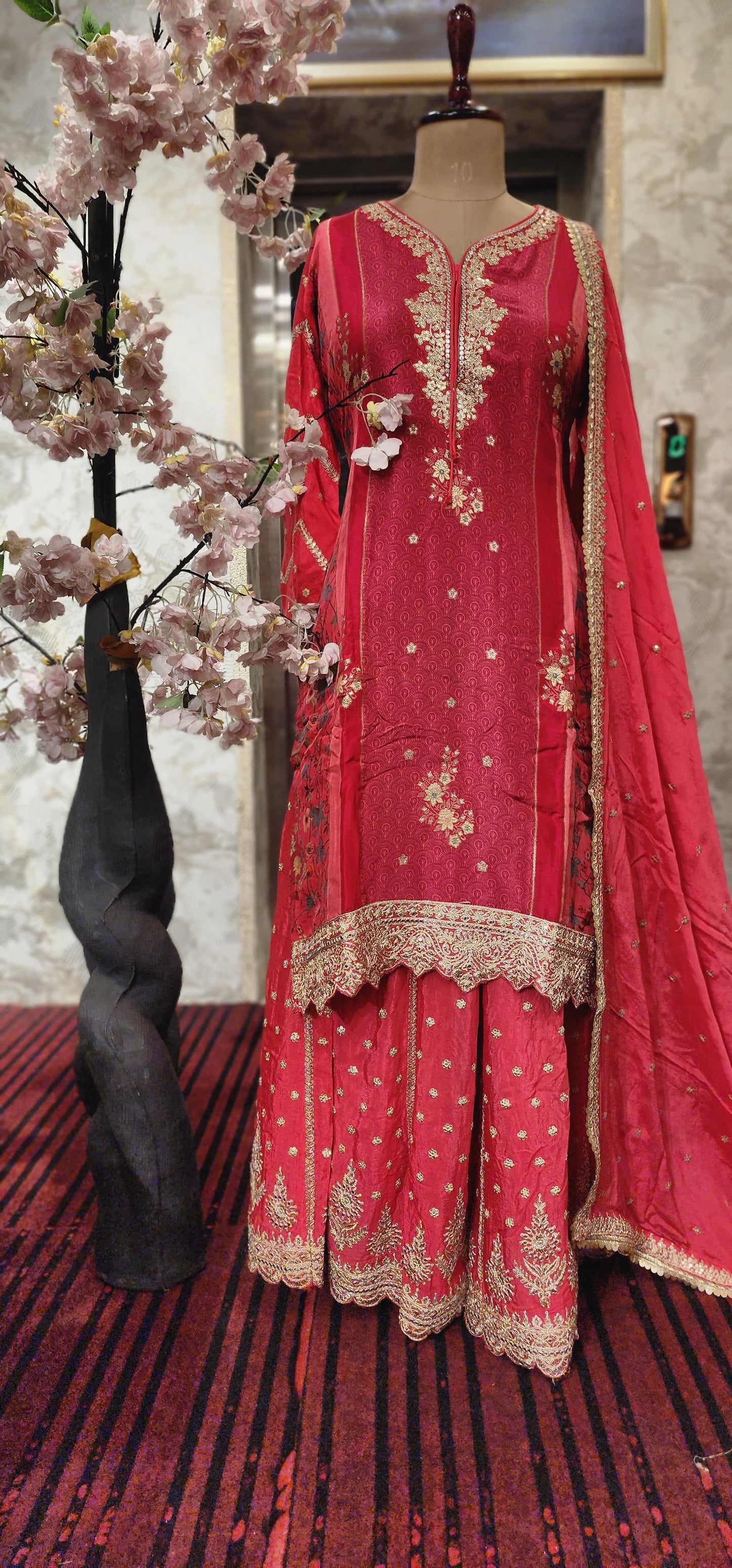 Sharara suit (F002L8)