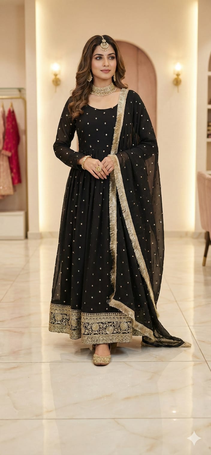 Anarkali suit (M)