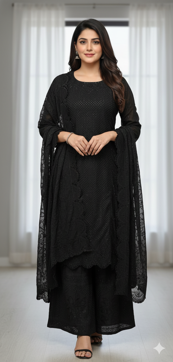 Sharara suit (F000KU)