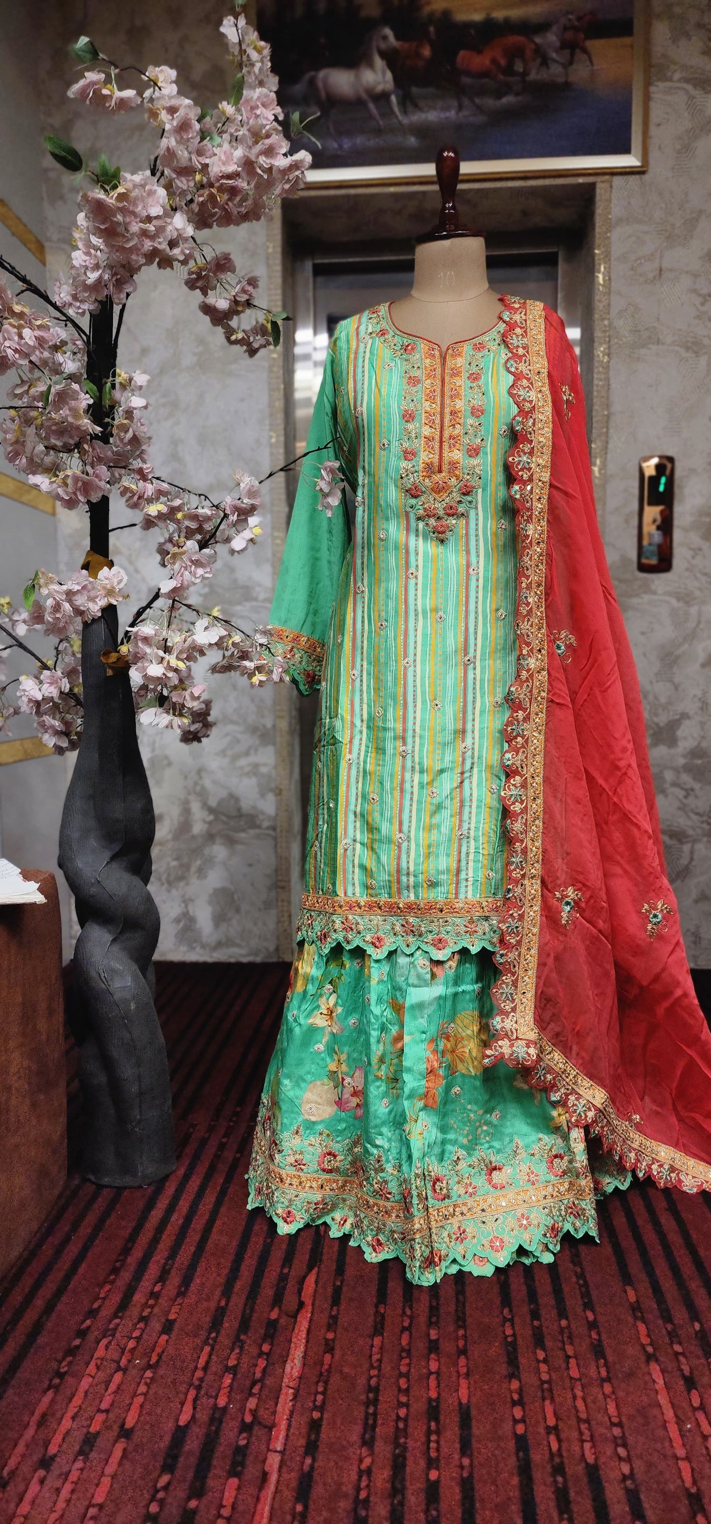 Sharara Suit (F000KP)