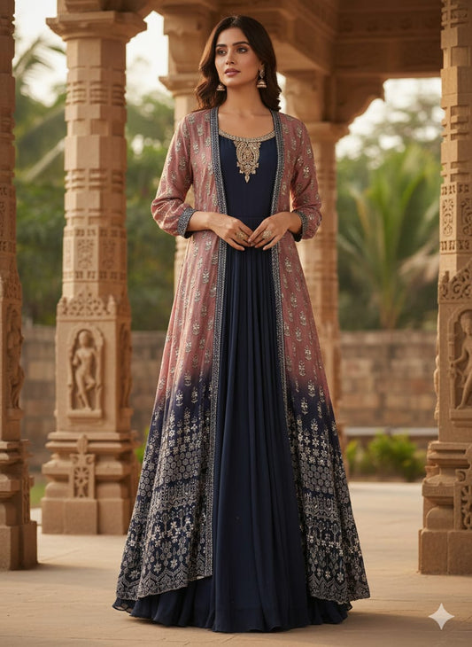 Indowestern Dress (F001VA)