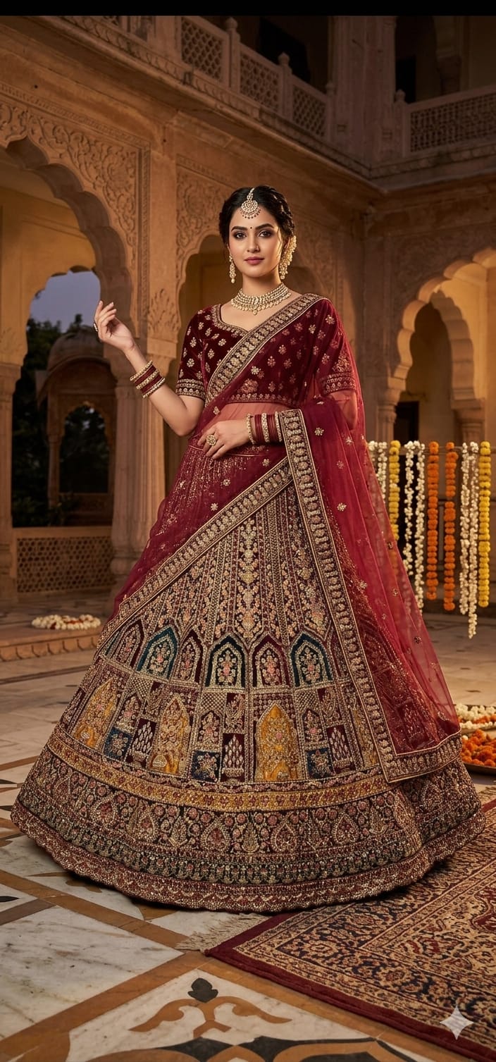 Bridal Lehenga (G01CL)