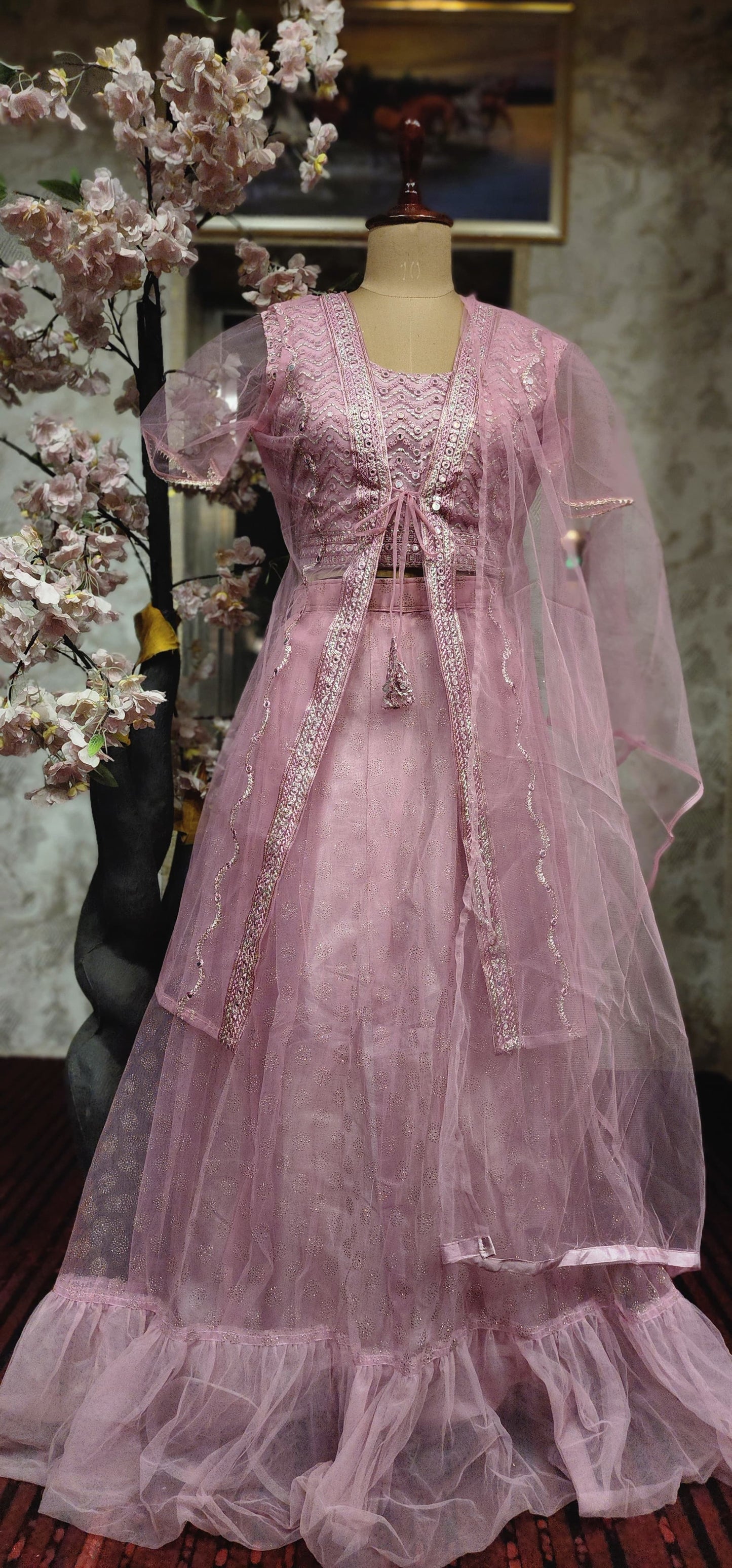 Indowestern Lehenga (F00118)