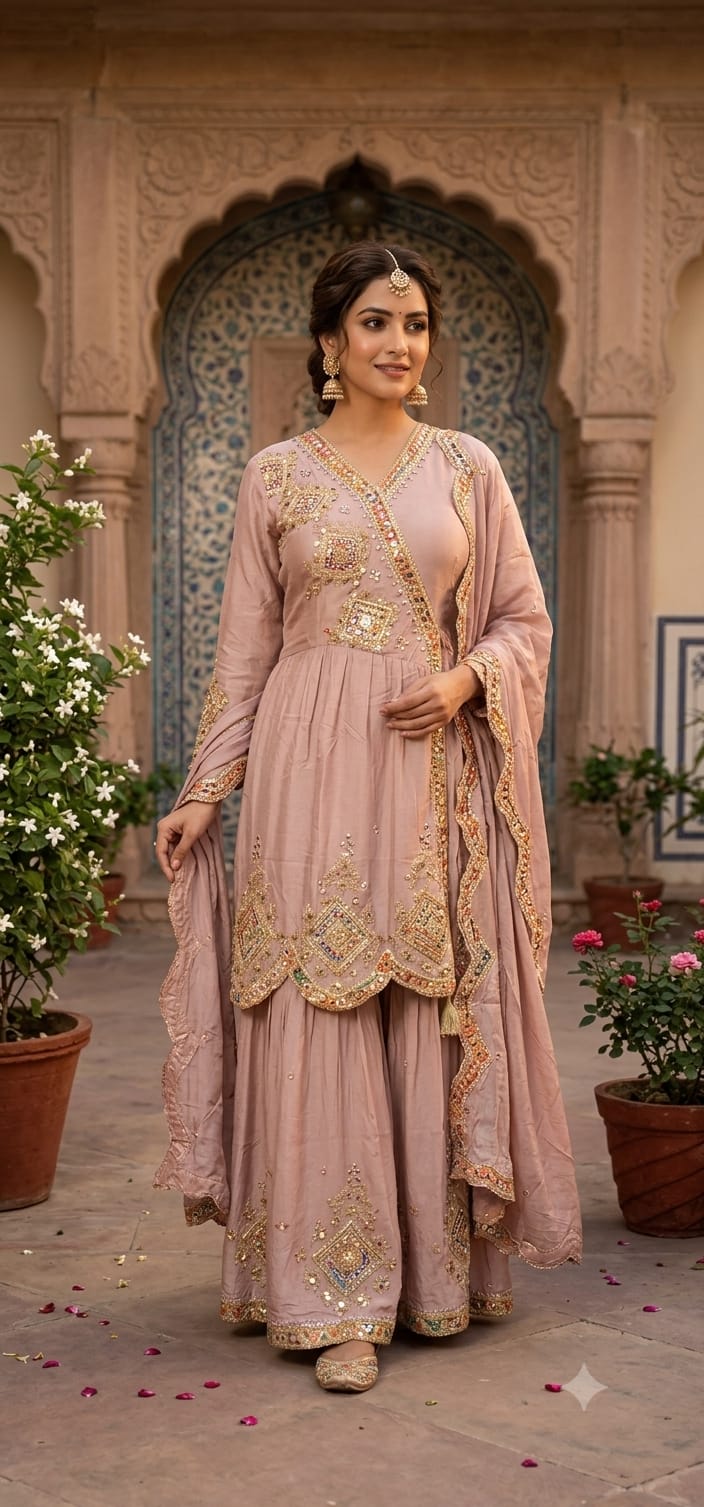 Sharara suit(f002VP)