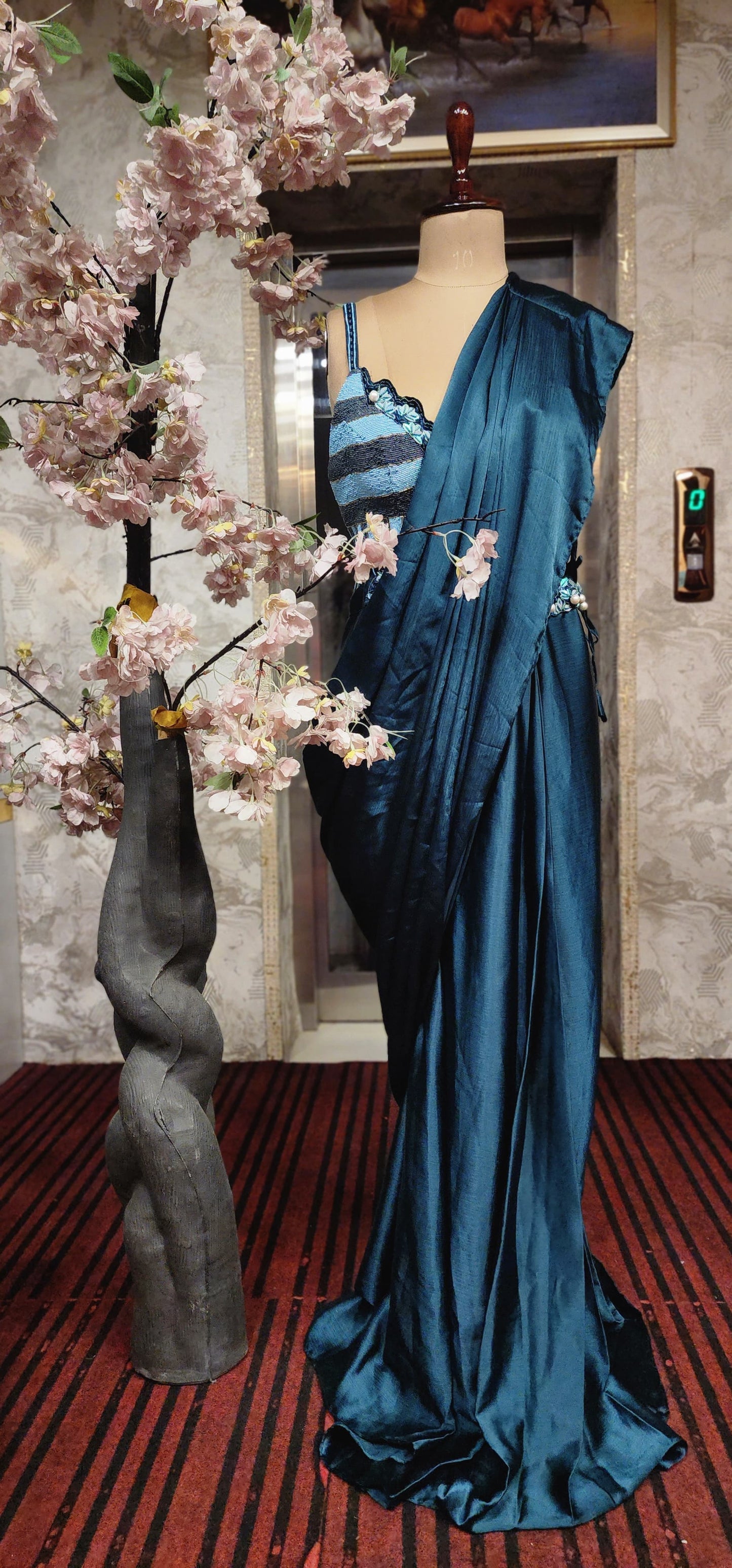 Stitched Saree (G0205)