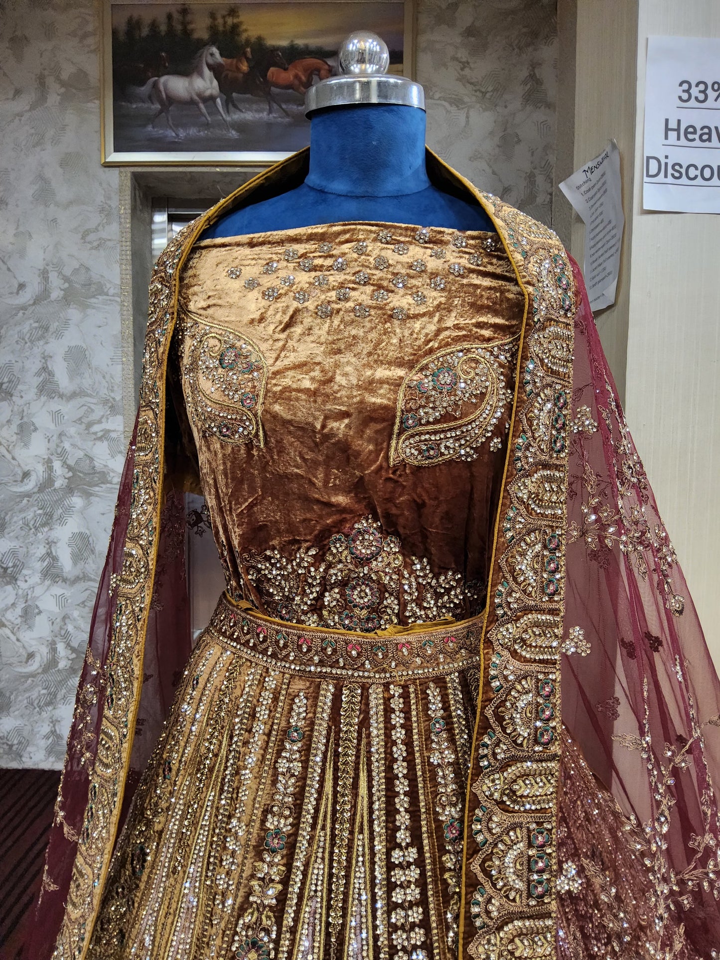 Bridal Lehenga (F002AQ)