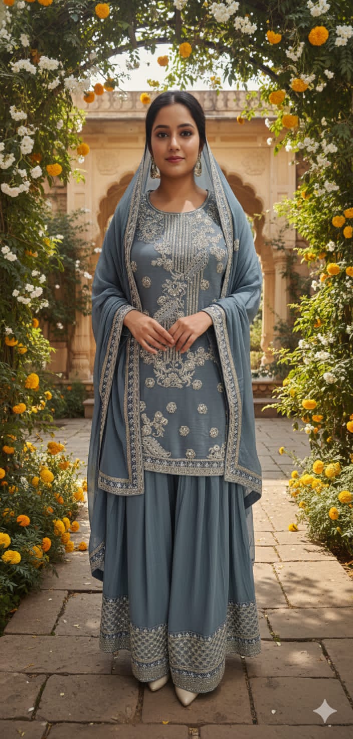 Sharara Suit (F00287)