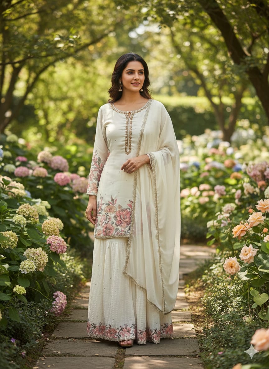 Sharara suit(F002VE)