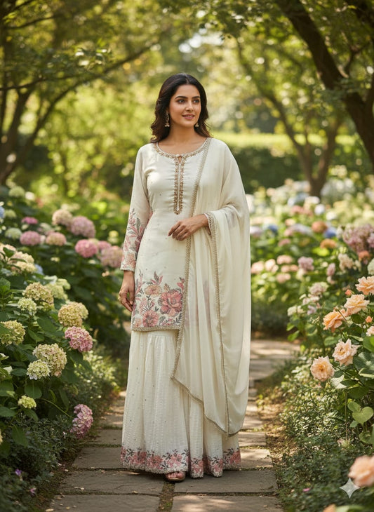 Sharara suit(F002VE)