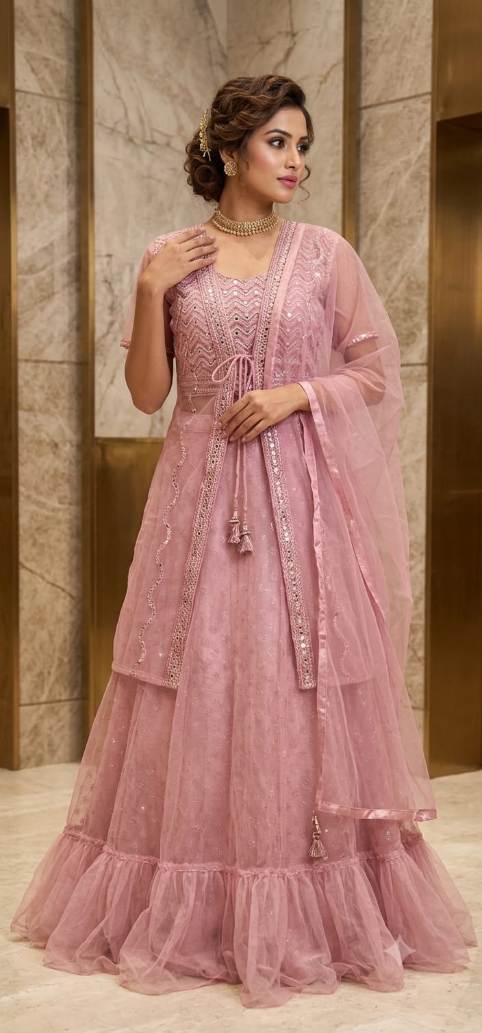 Indowestern Lehenga (F00118)