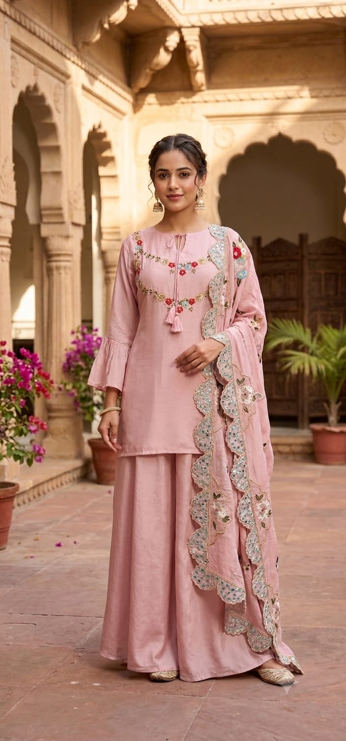 Sharara suit (G000DK)