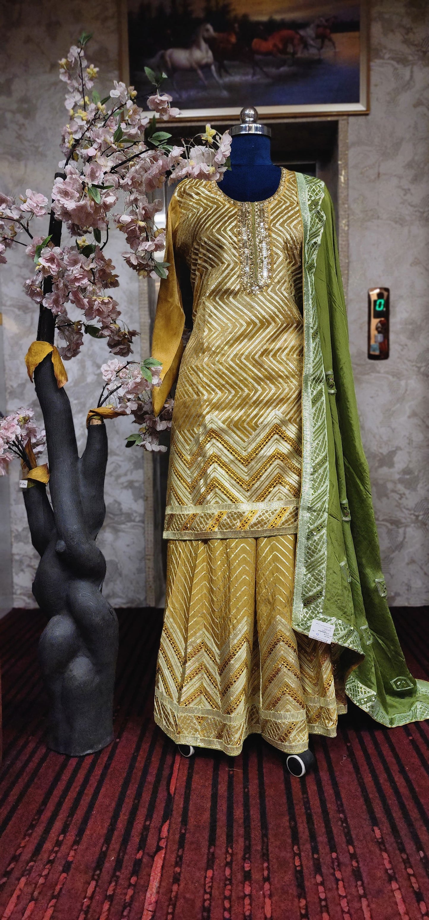 Sharara suit (F002KK)