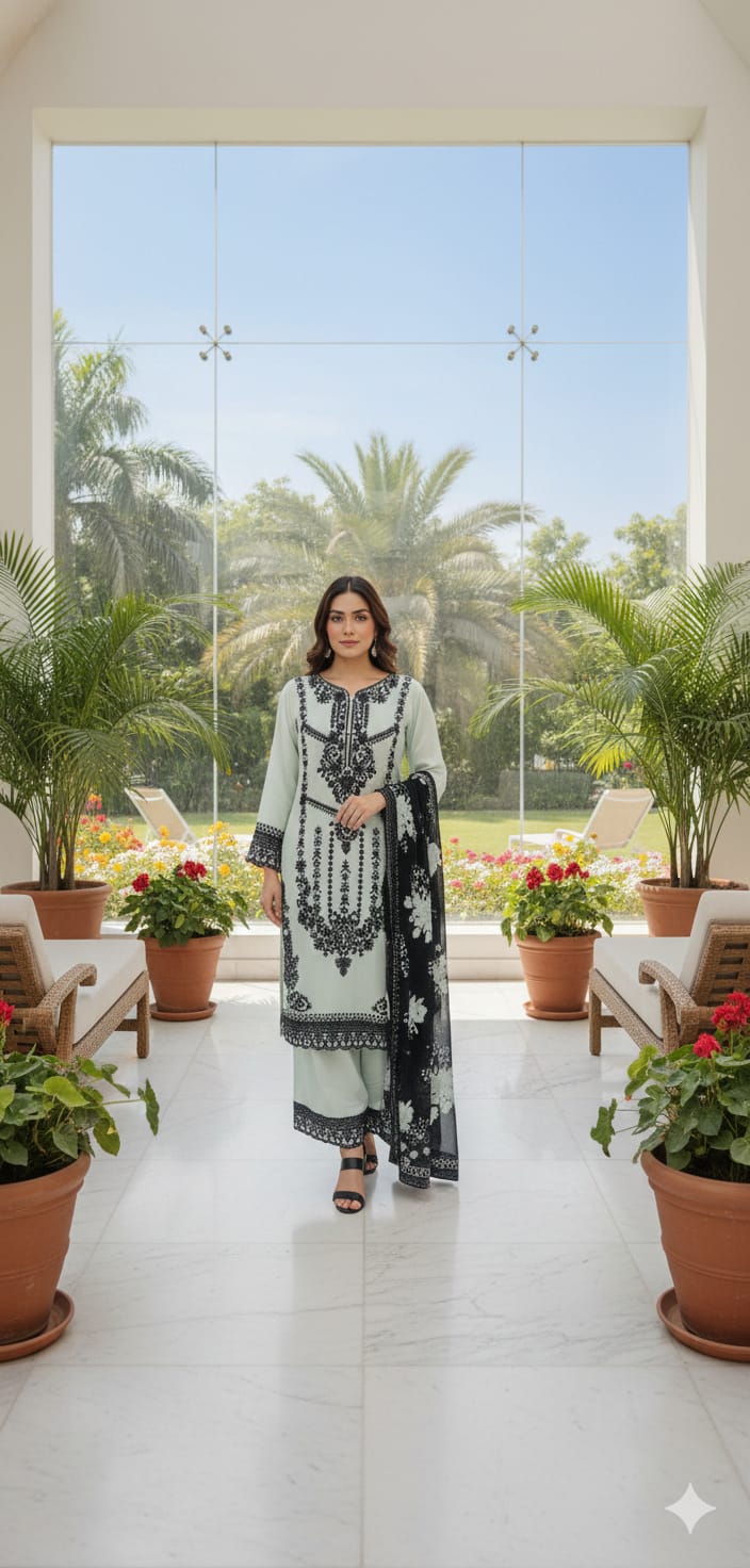 Sharara suit (F00288)