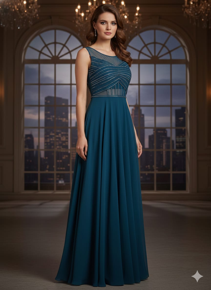 Indowestern Gown (F0022M)