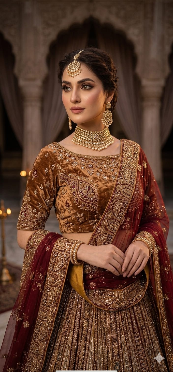 Bridal Lehenga (F002AQ)