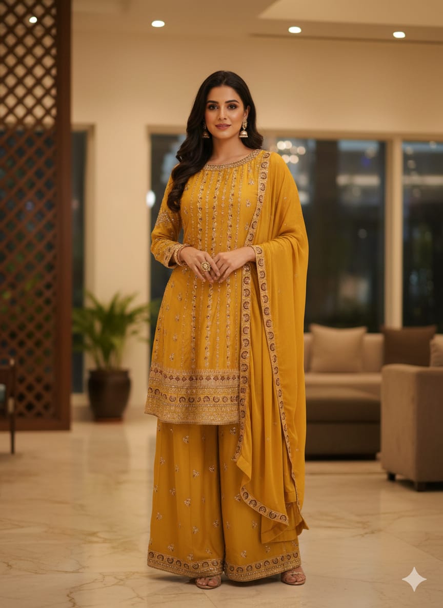 Sharara suit (4002D4)