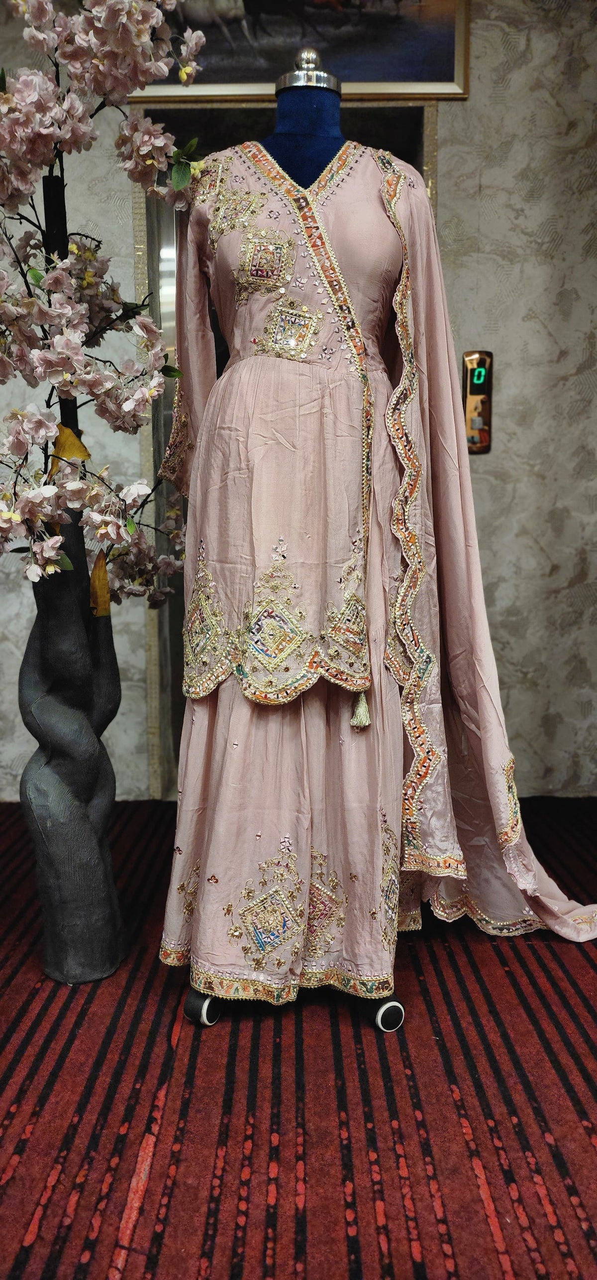 Sharara suit(f002VP)