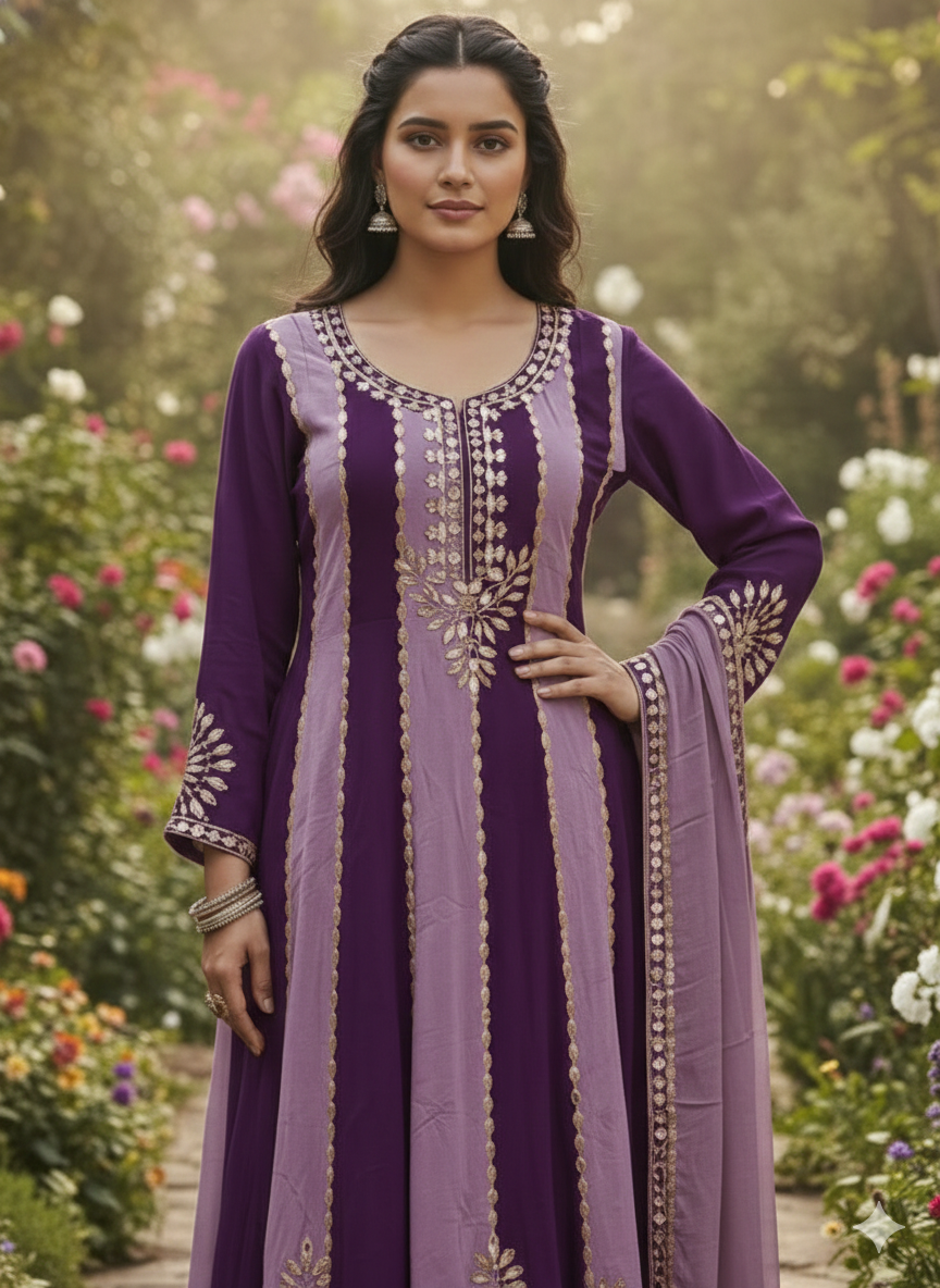 Anarkali suit (F000Q1)
