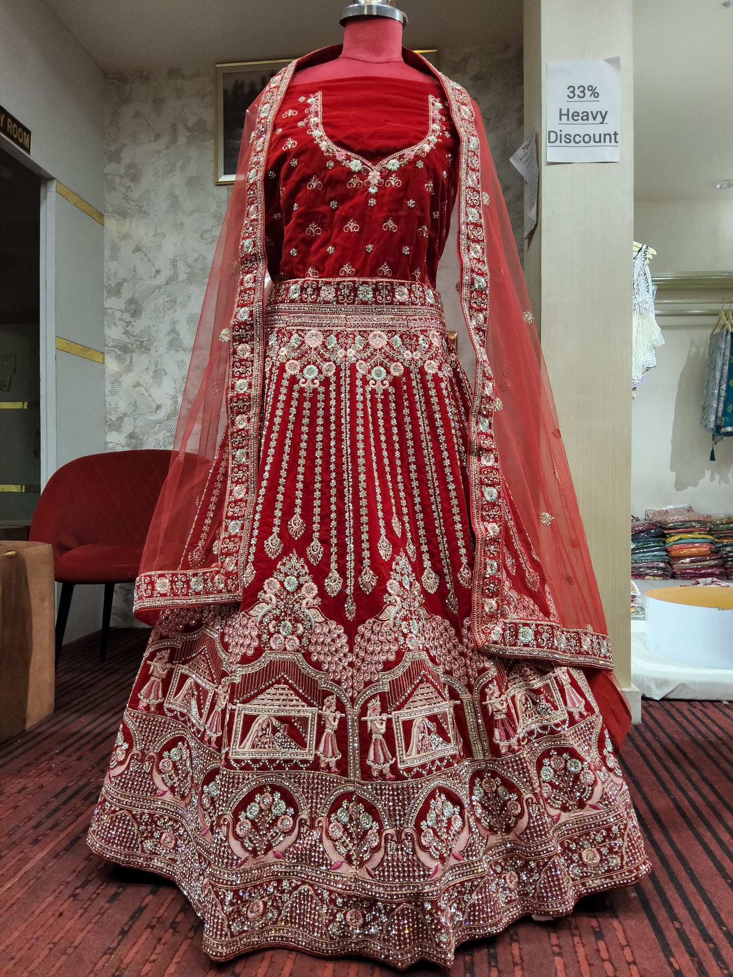 Bridal lehenga (F0026L)