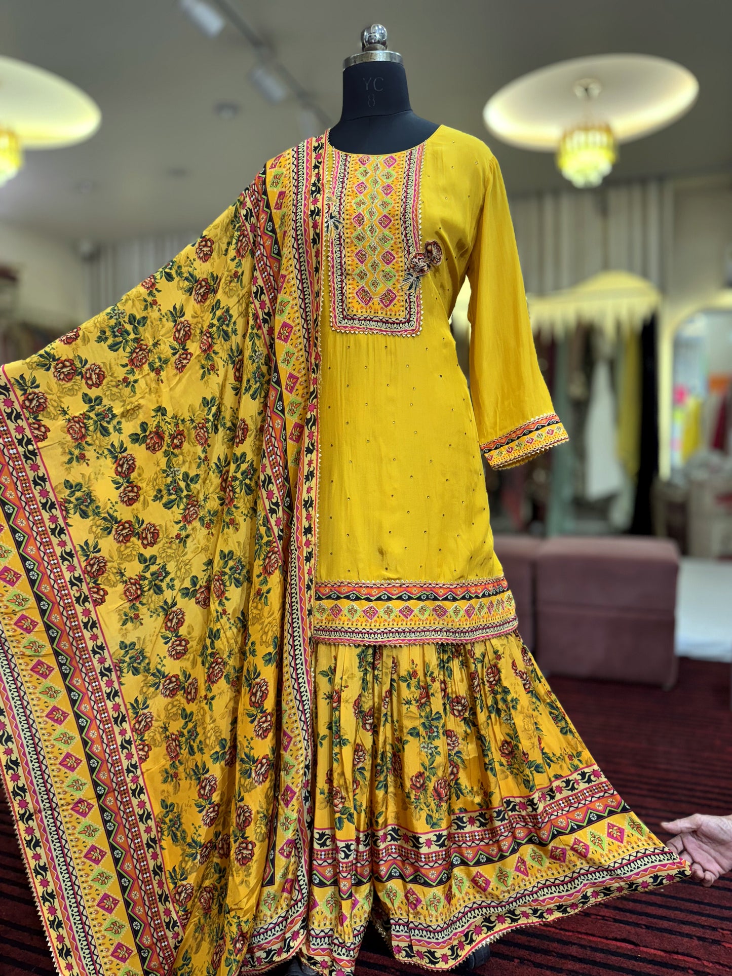 Sharara suit(G0103)