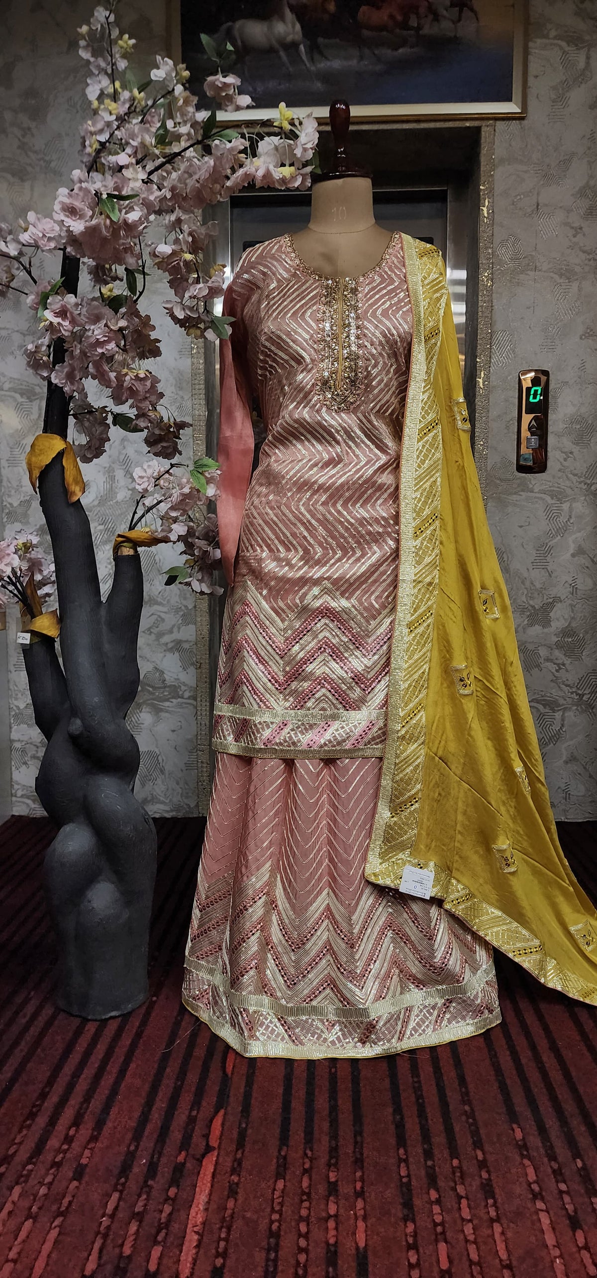 Sharara suit (F002KK)