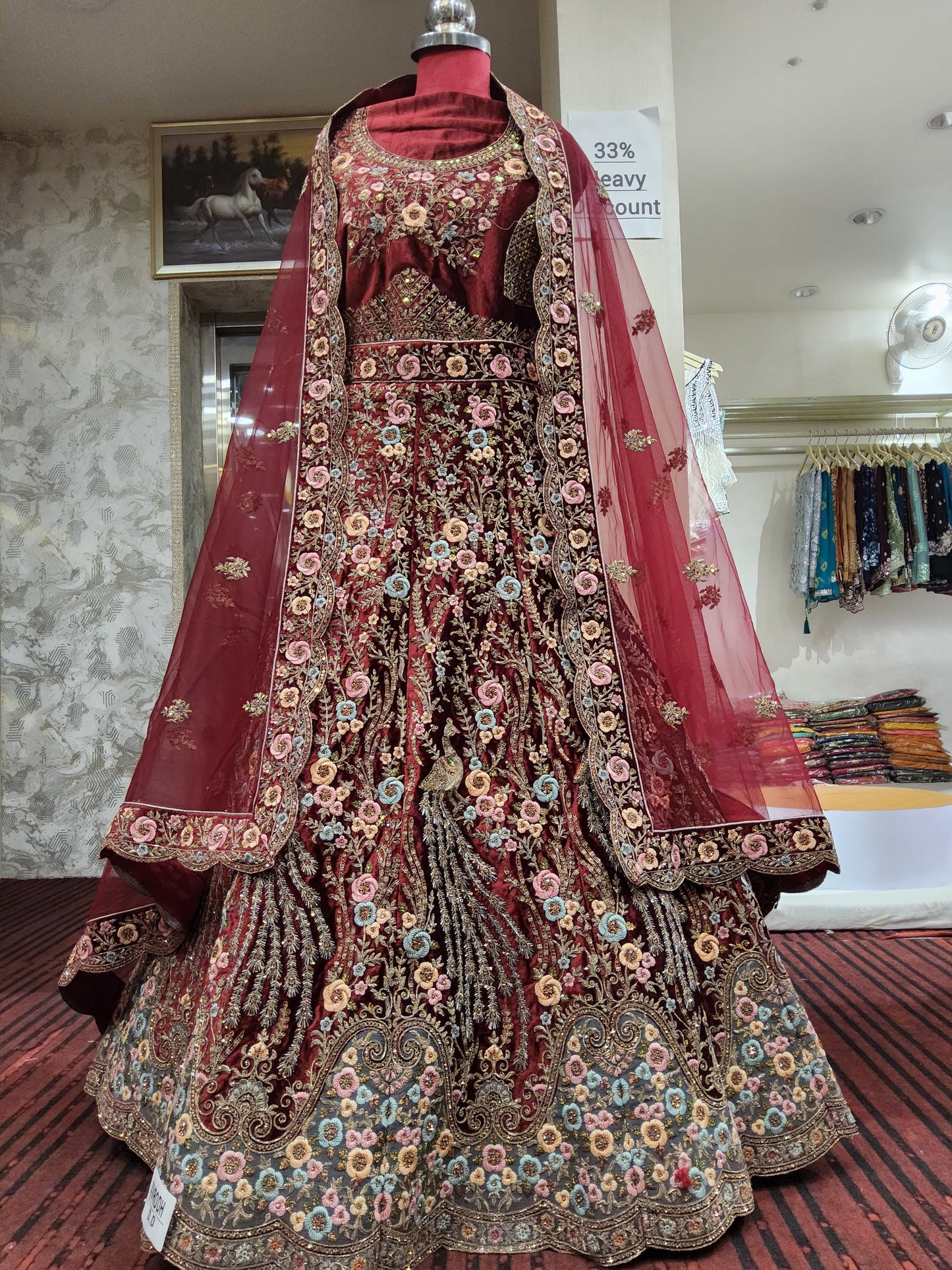 Bridal lehenga (M)