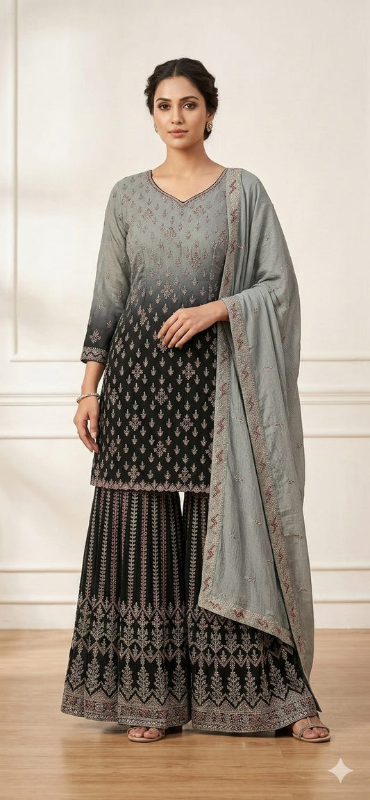 Sharara Suit (F002GW)