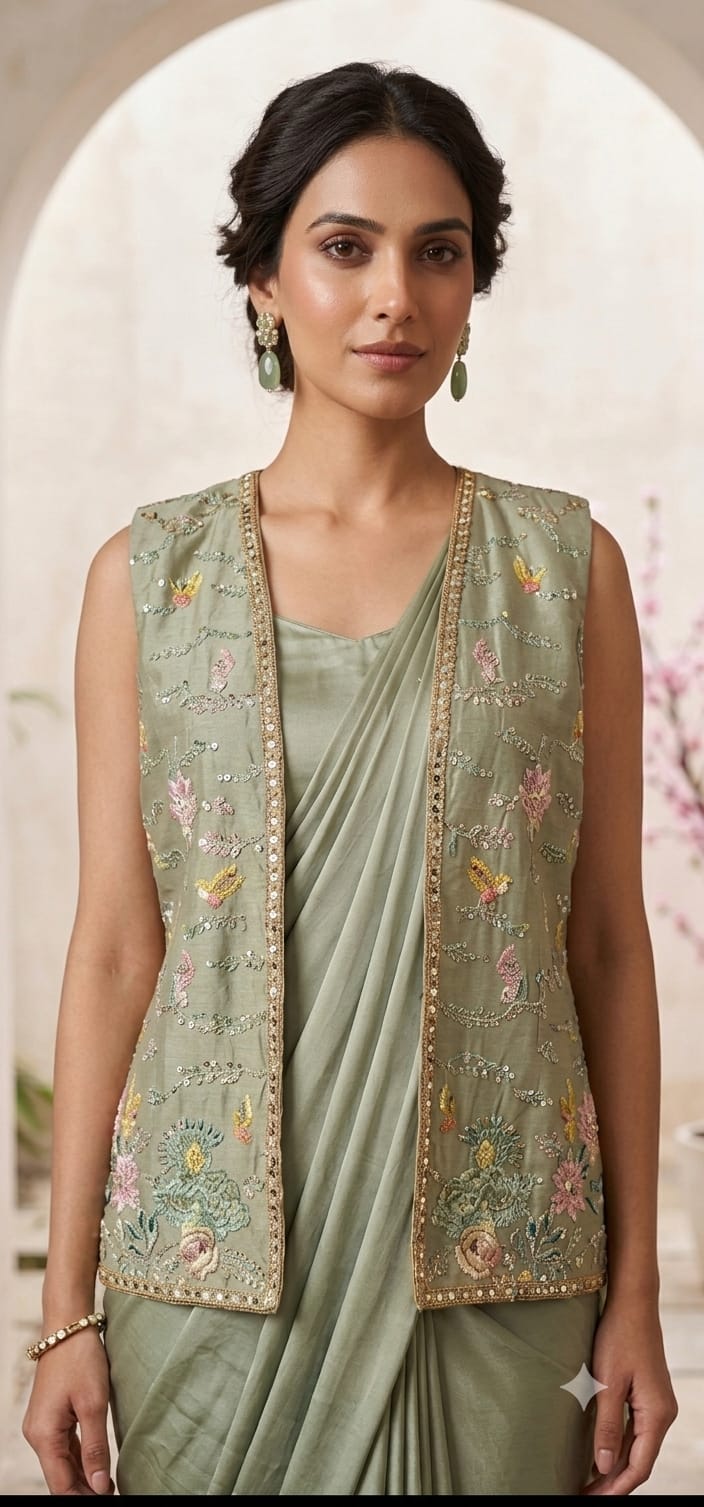 Stitched Saree (G01EA)