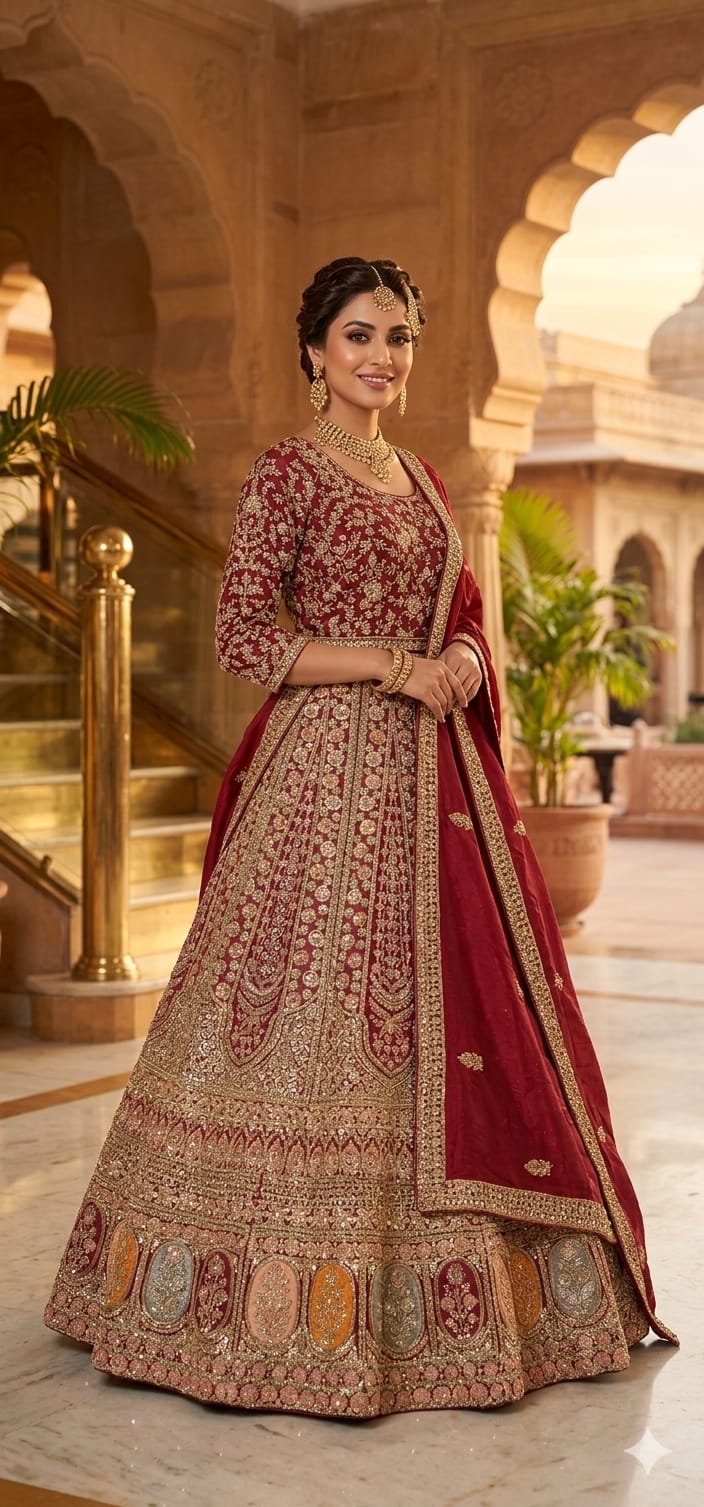 Bridal Lehenga (F002MJ)