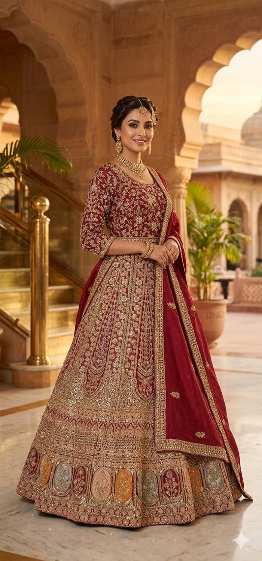 Bridal Lehenga (F002MJ)